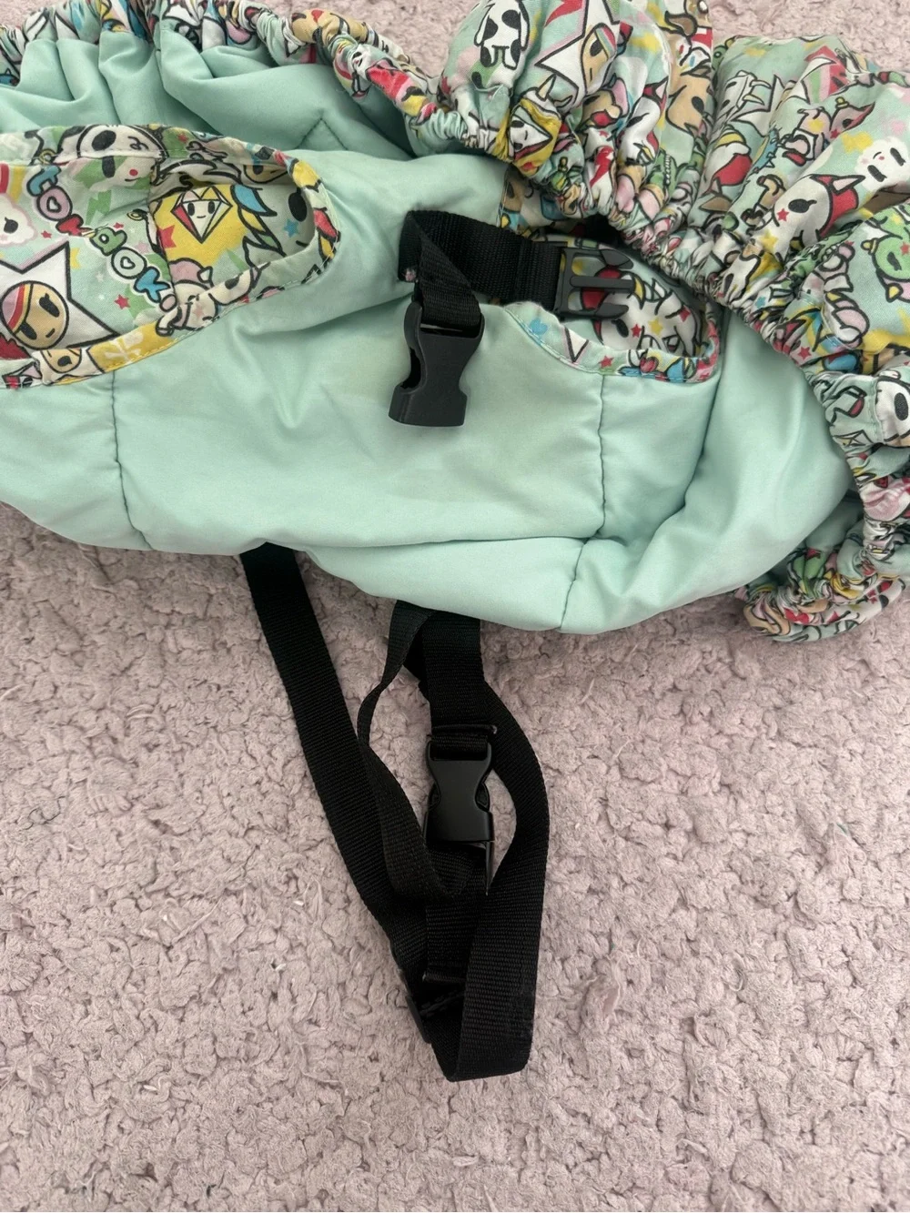 Tokidoki x bebe au lait shopping cart cover with unicorno unisex